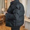 The brand men's down jacket is thickened, warm, casual, with a stand-up collar and a slimming, cold-proof casual coat trend for autumn and winter details Picture